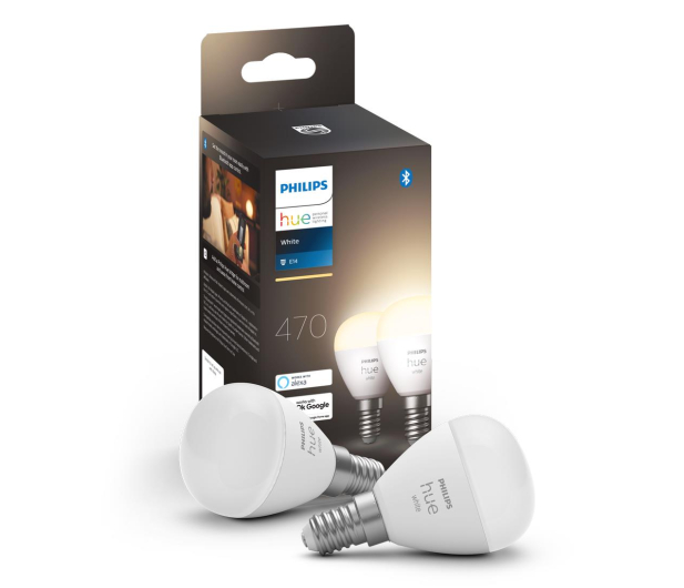 Philips Hue White Inteligentna Żarówka kulka 2xE14 8719514356771 - 700537 - zdjęcie